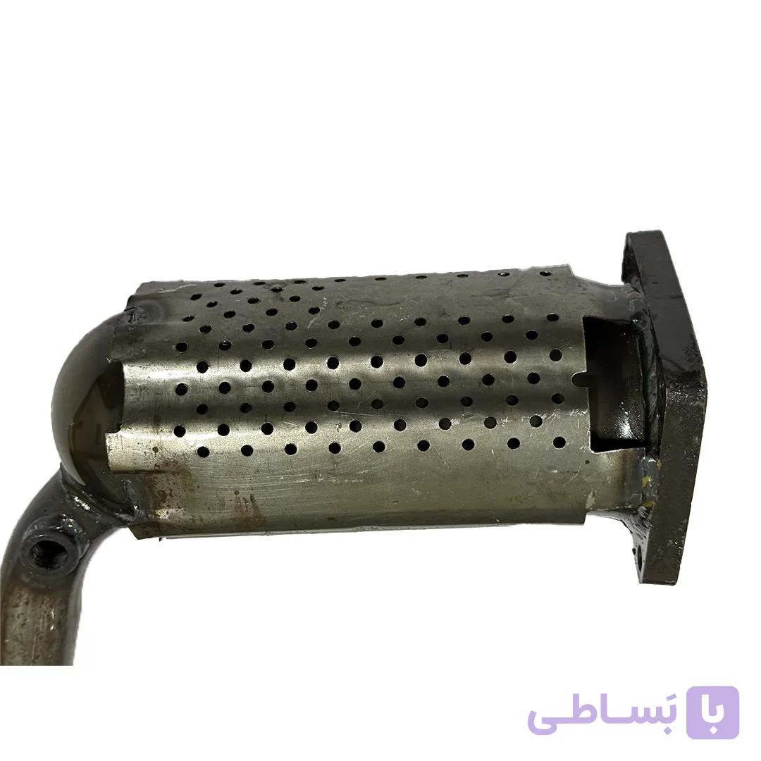 لوله گلویی اگزوز پژو 206 تیپ 2 (برند صبا اگزوز) | ورق 1.5 با گارانتی یک‌ساله — تصویر 1