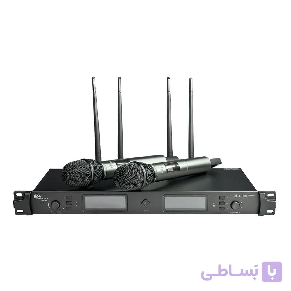 میکروفن بیسیم 2 دستی امیننس مدل EMC-960 — تصویر 1