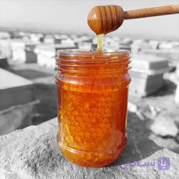 عسل گون موم دار – ارگانیک — تصویر 1