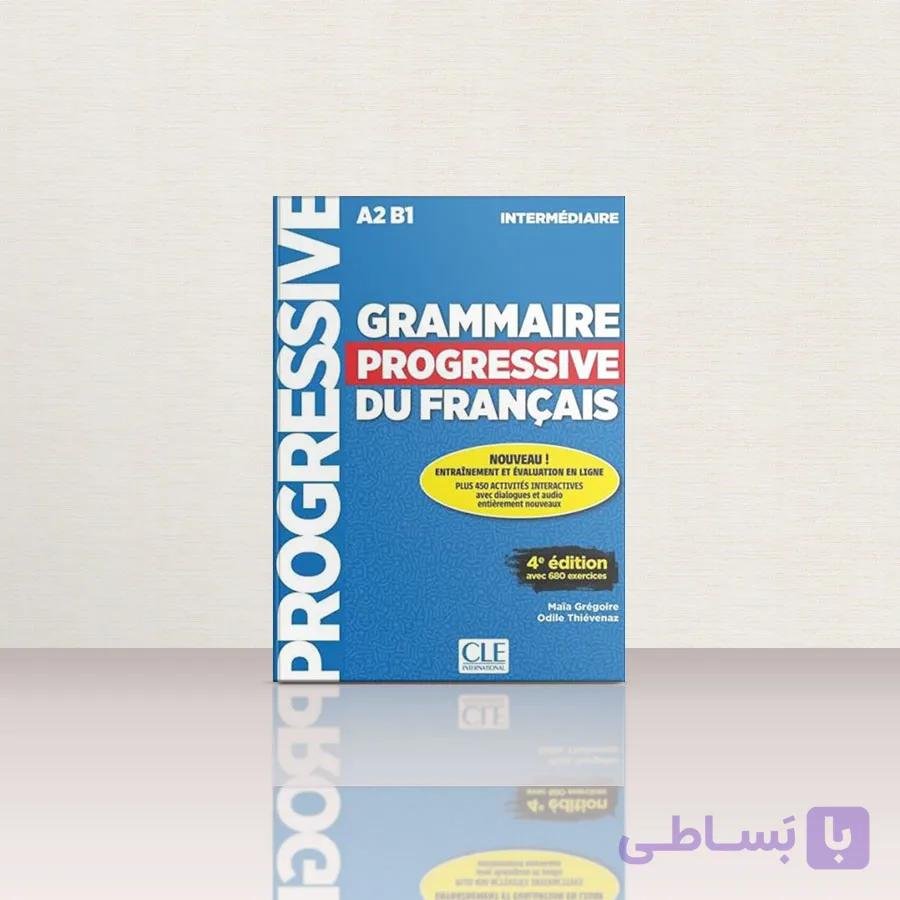 کتاب فرانسوی Grammaire Progressive Du Francais A2-B1 | کتاب فرانسوی گرامر پراگرسیو A2-B1