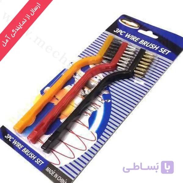 فرچه سیمی مسواکی سه عددی — تصویر 1