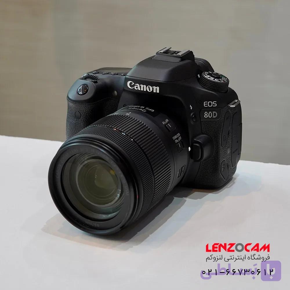 دوربین canon 80D + 18-135mm USM دست دوم — تصویر 1