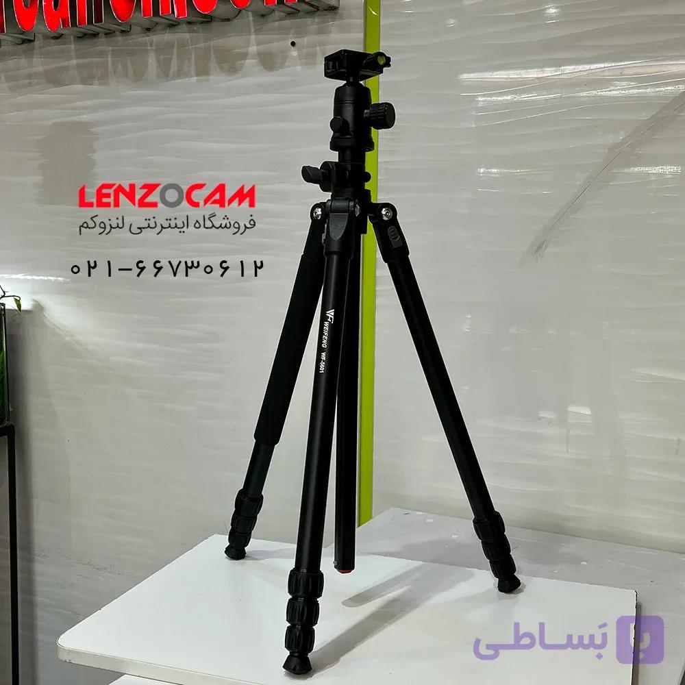سه پایه حرفه ای دوربین weifeng wf5601 — تصویر 1