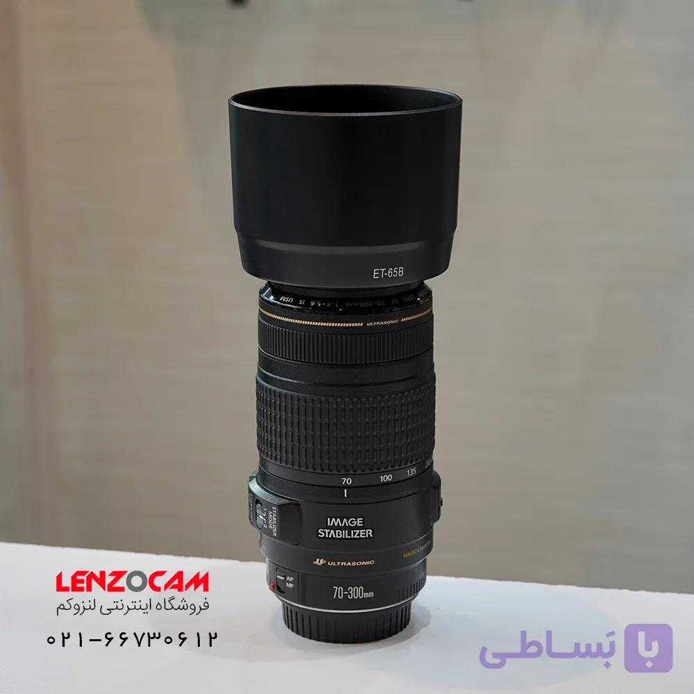 لنز دوربین کانن Canon EF 70-300mm IS USM کارکرده — تصویر 1