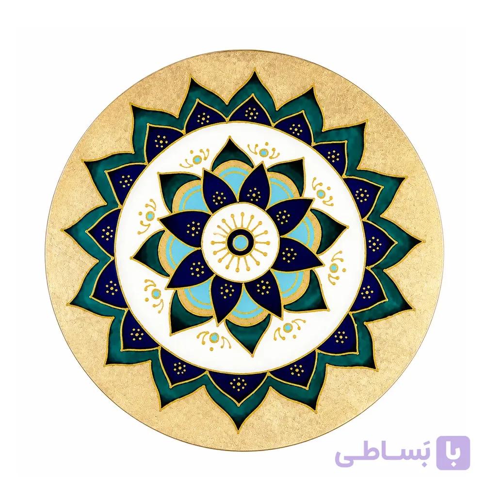 بشقاب دیوارکوب ورق طلا لوکس قطر 30 سانتی کد 949 — تصویر 1