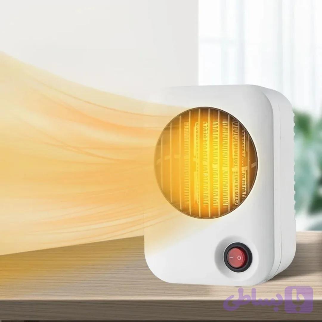 بخاری برقی 600 وات ptc mini heater — تصویر 1