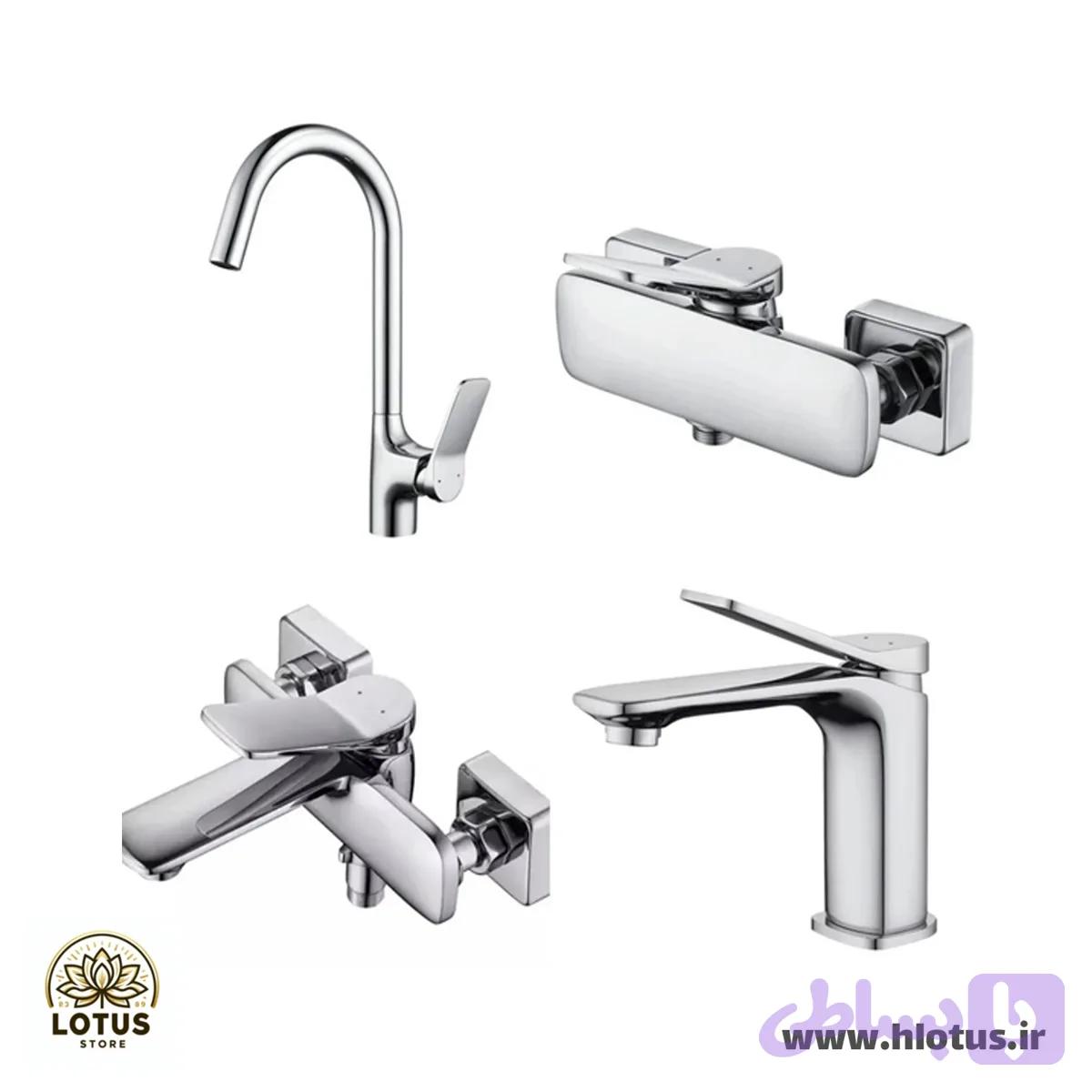 ست شیرآلات سیتکو مدل 6250 کروم مات