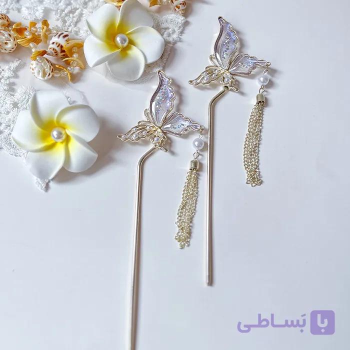 کانزاشی پروانه آویزدار شیشه ای — تصویر 1