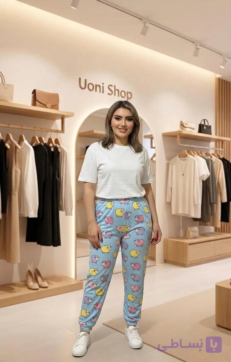 شلوار گیاهی لیدی زنانه عروسکی