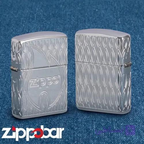 فندک زیپو اصل کد 48838 (Zippo 48838 Flame Design Armor) — تصویر 1