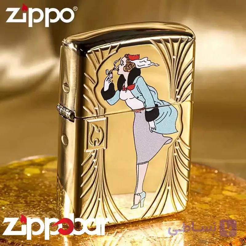 فندک زیپو اصل کد 48413 ویندی لیدی – Zippo 48413 Windy Lady Limited — تصویر 1