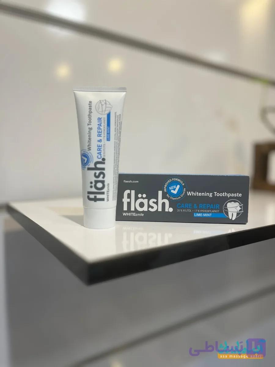 خمیر دندان سفید کننده فلش Flash – Whitening Toothpaste — تصویر 1