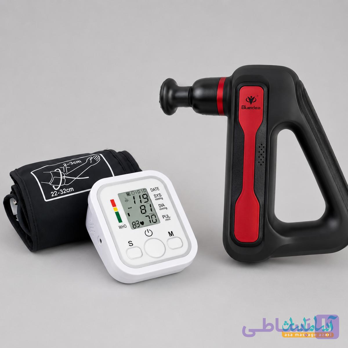پک سلامتی فشارسج آرم استایل+ ماساژور bld888 — تصویر 1