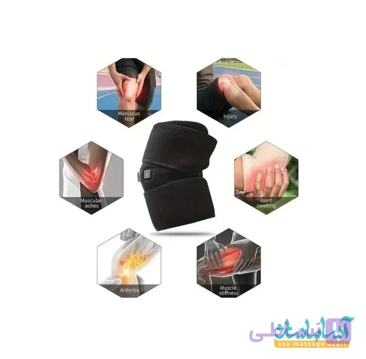 زانو بند حرارتی و مادون قرمز تسکین درد مدل FZ-79 — تصویر 1