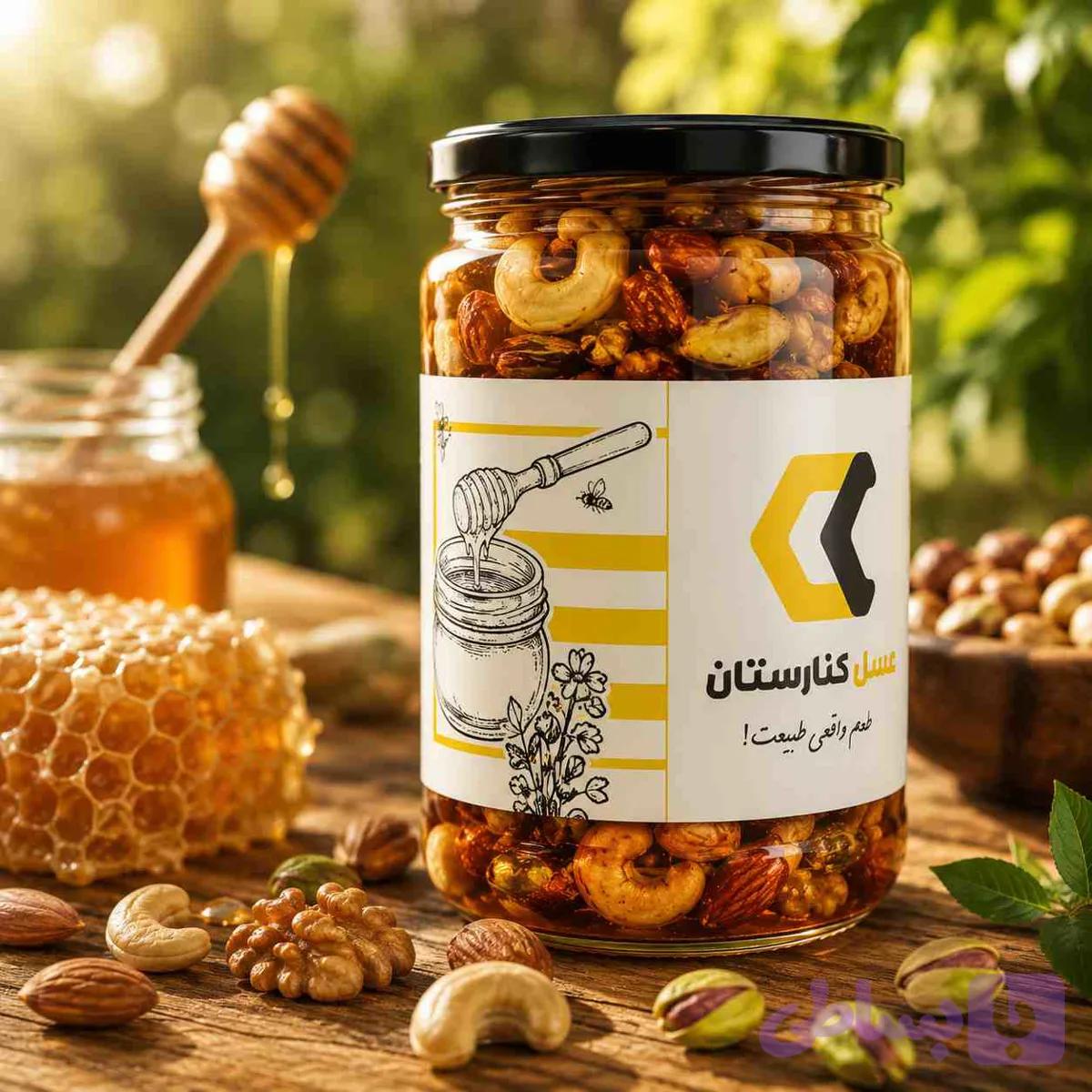 معجون پنج‌مغز عسلی 750 گرمی
