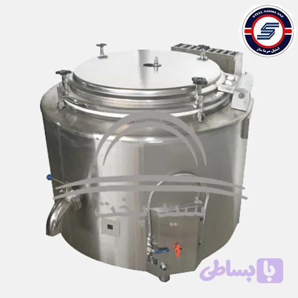 دیگ چلو پز استوانه ای شید پخت 420 پرس