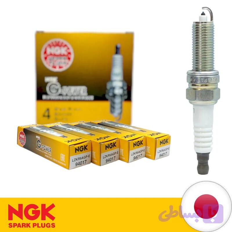 شمع سوزنی پلاتینیوم یورو4 جی پاور 94017 NGK ژاپن اصل قیمت 1عدد