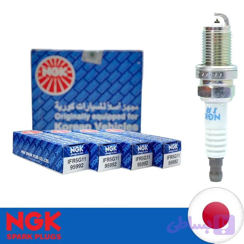شمع سوزنی ایریدیوم-پلاتینیوم لیزری استاندارد 95992 NGK ژاپن اصل قیمت 1عدد