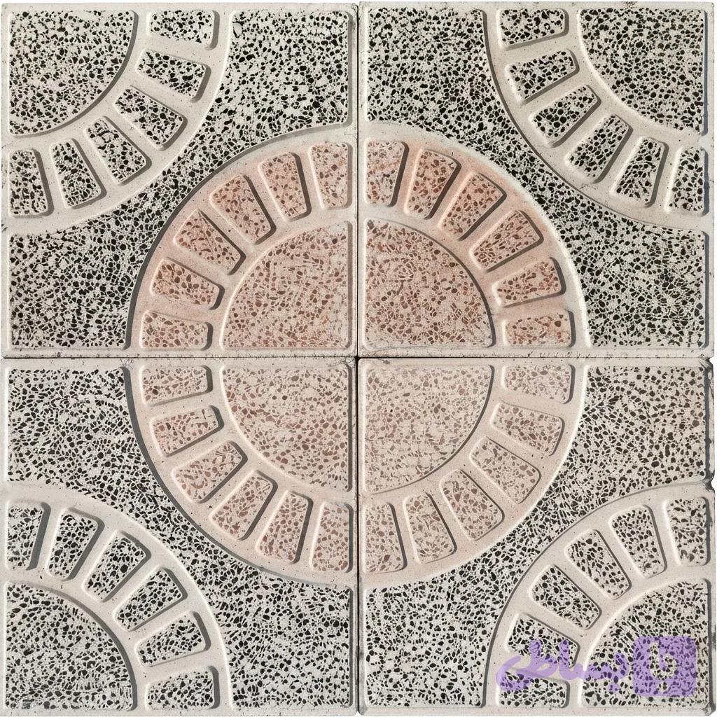 موزاییک 40*40 دورنگ چرخ دنده ای
