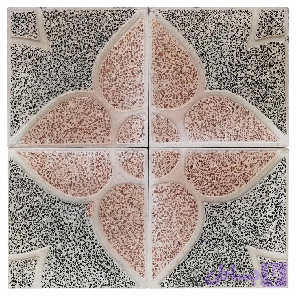 موزاییک 40*40 دورنگ گل مریم