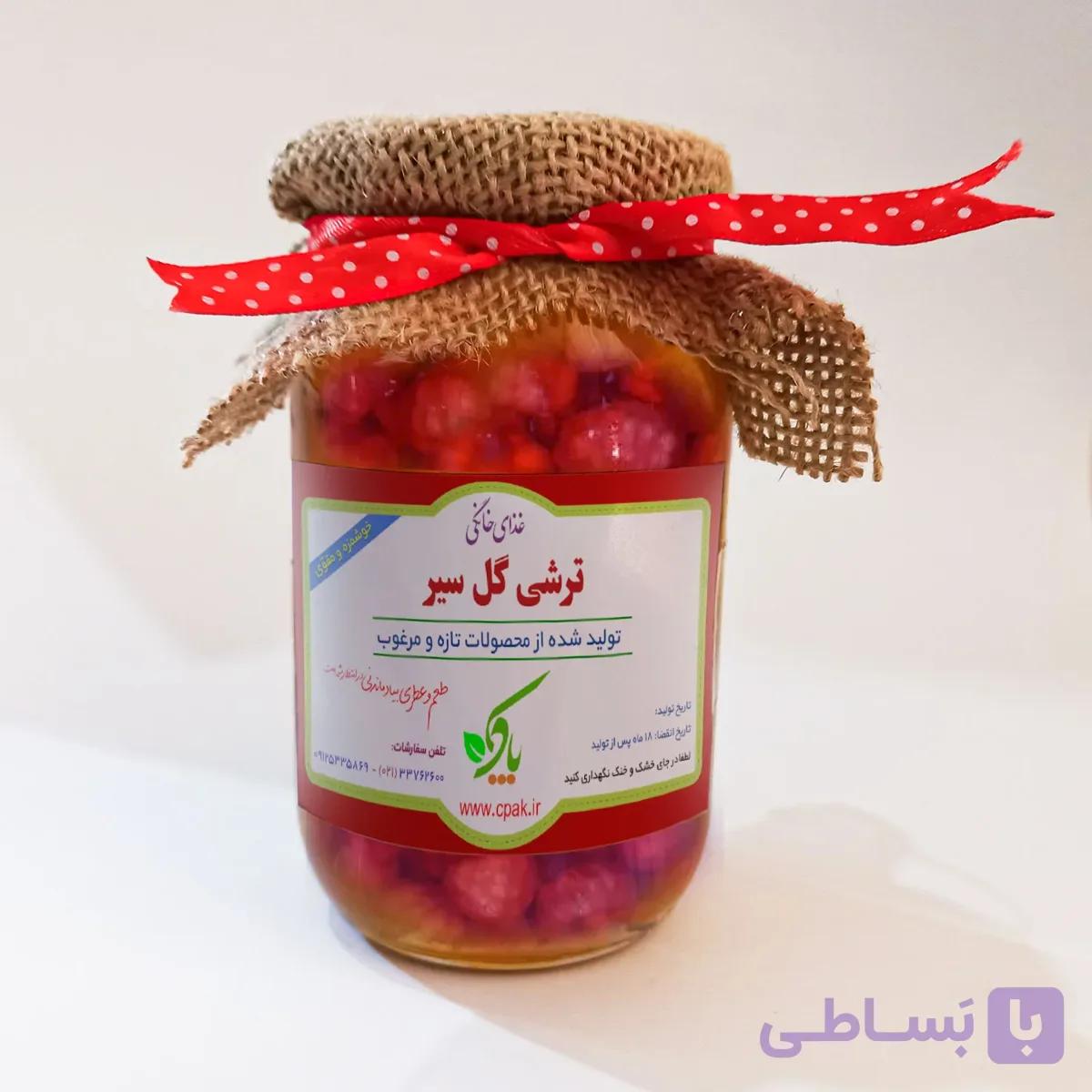 ترشی گل سیر محلی خانگی 500 گرمی