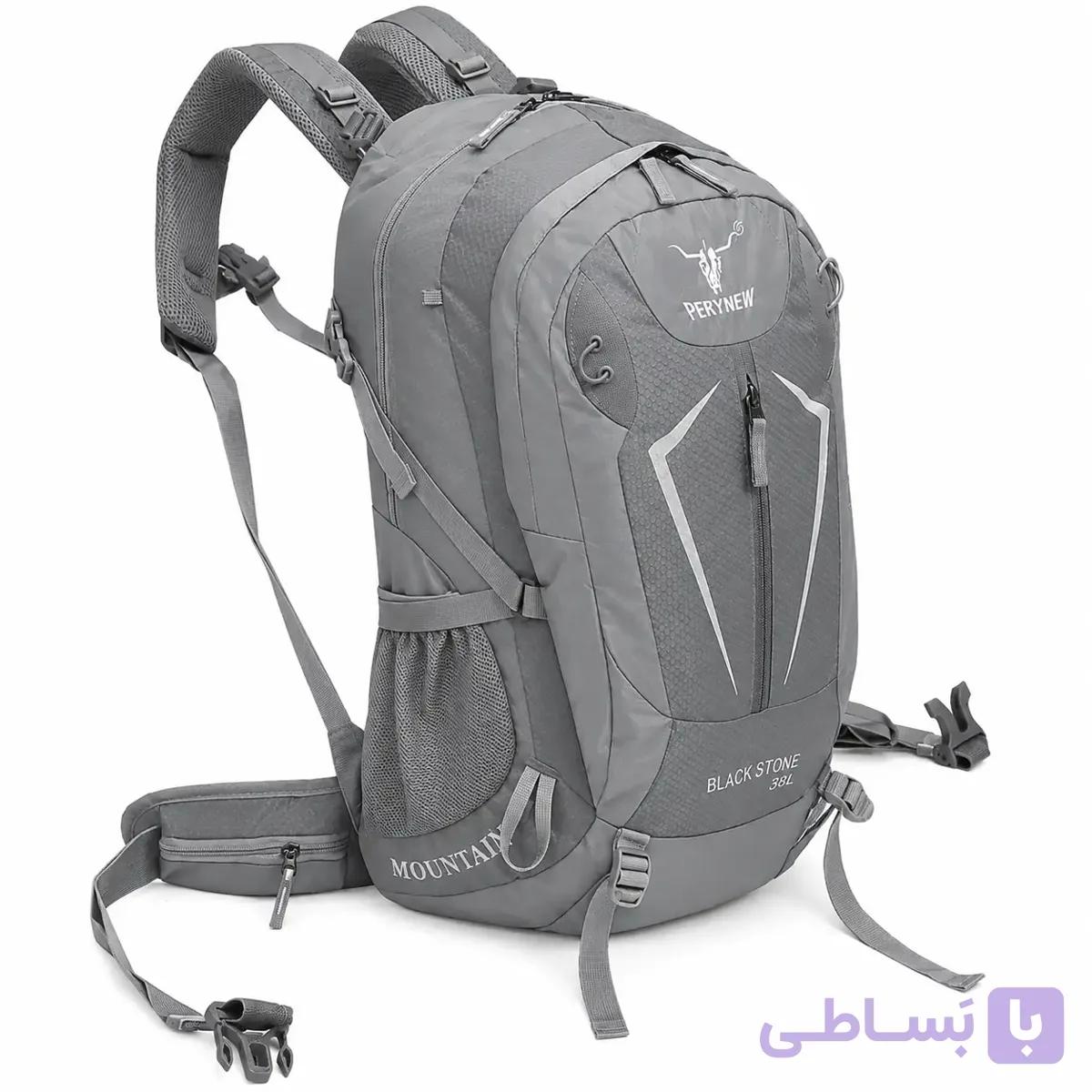 کوله پشتی کوهنوردی 38 لیتری pekynew black stone — تصویر 1