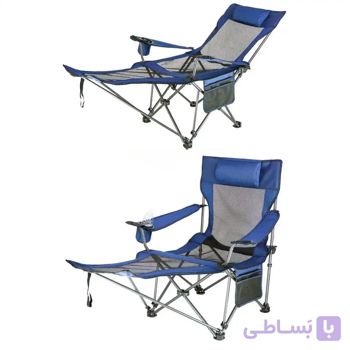 صندلی کمپینگ تاشو GT607 | سبک، ارگونومیک و دارای جیب و کاور حمل — تصویر 1
