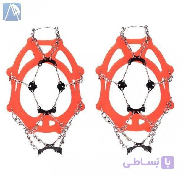 زنجیر کفش ژله ای 2 عددی با کیف برزنتی — تصویر 1
