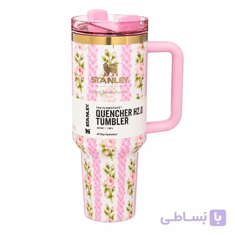 ماگ استنلی 1.18 لیتری Quencher همراه جعبه کادویی و کاور مخمل — تصویر 1