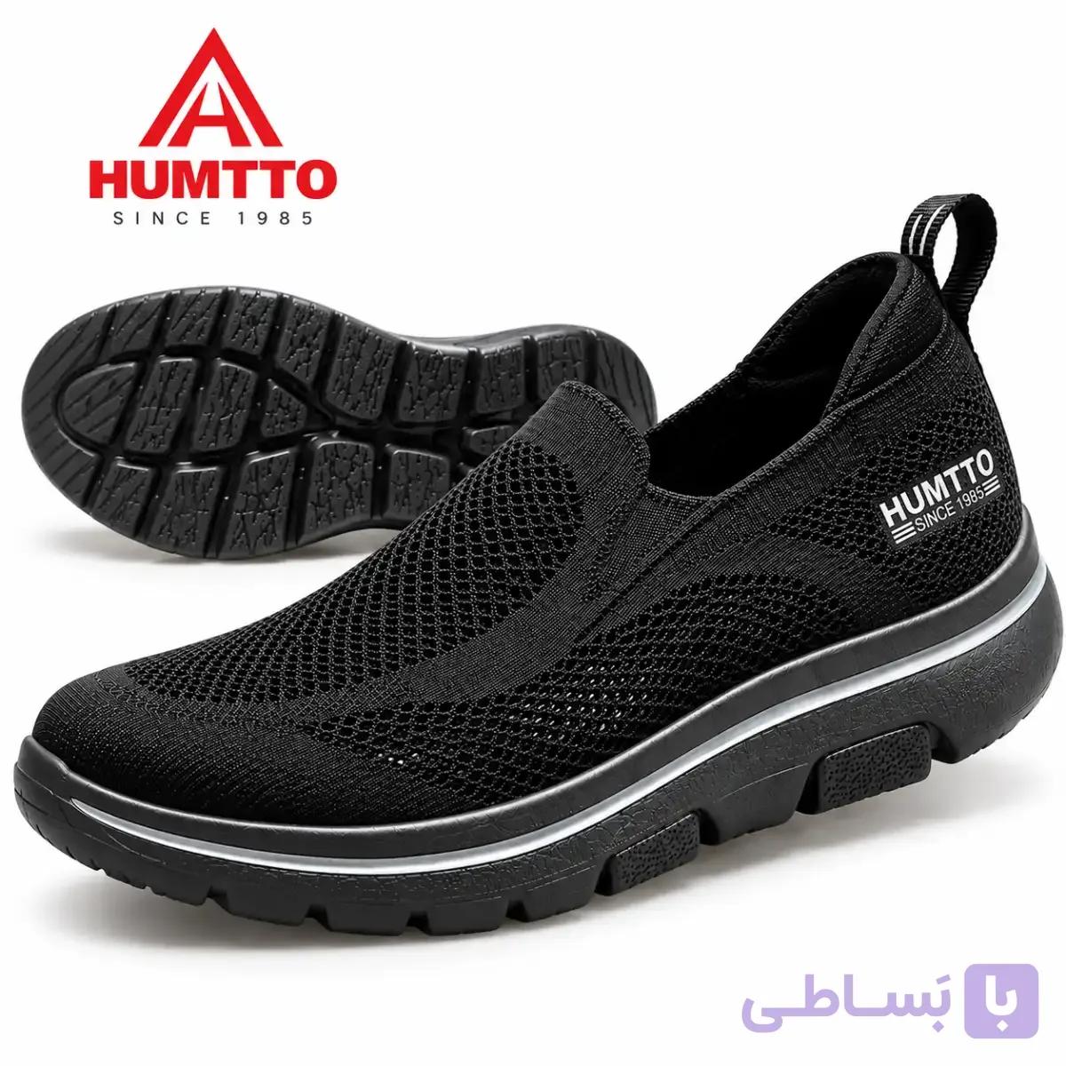 کفش طبی هامتو مدل 340737A-1 مشکی مناسب پیاده روی-روزانه — تصویر 1