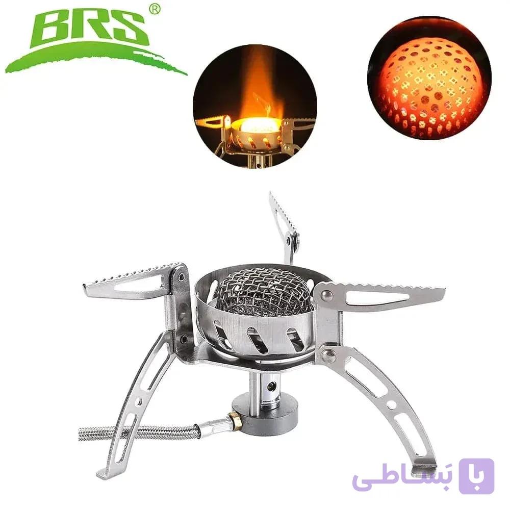 اجاق گاز کمپینگ BRS-107 | اجاق بادگیر حرفه‌ای برای طبیعت‌گردی و کوهنوردی — تصویر 1