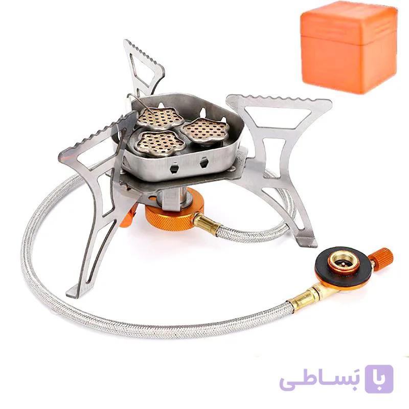 اجاق گاز سه شعله ضد باد اسپلیت AT8393 قدرت 5800 وات — تصویر 1