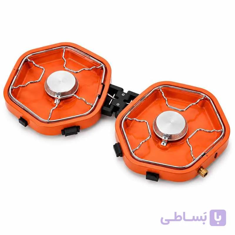 اجاق گاز کمپینگ تاشو دو شعله Vooma — تصویر 1