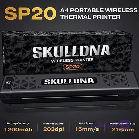 پرینتر استنسیل SKULLDNA بلوتوثی حرارتی — تصویر 1