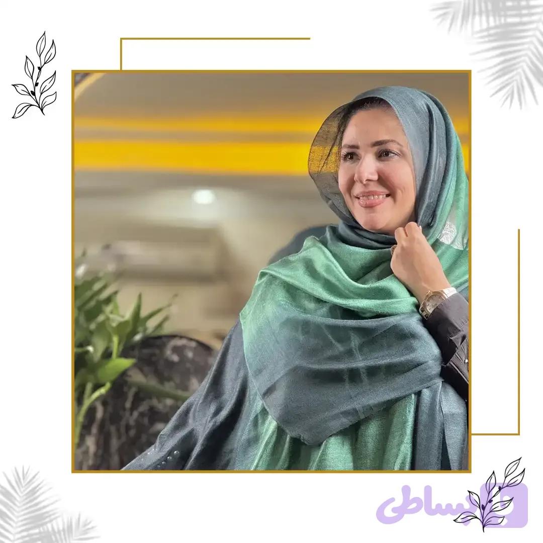 شال ویسکوز آبرنگی