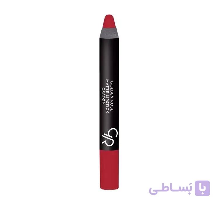رژلب مات مدادی گلدن رز شماره 06 — تصویر 1