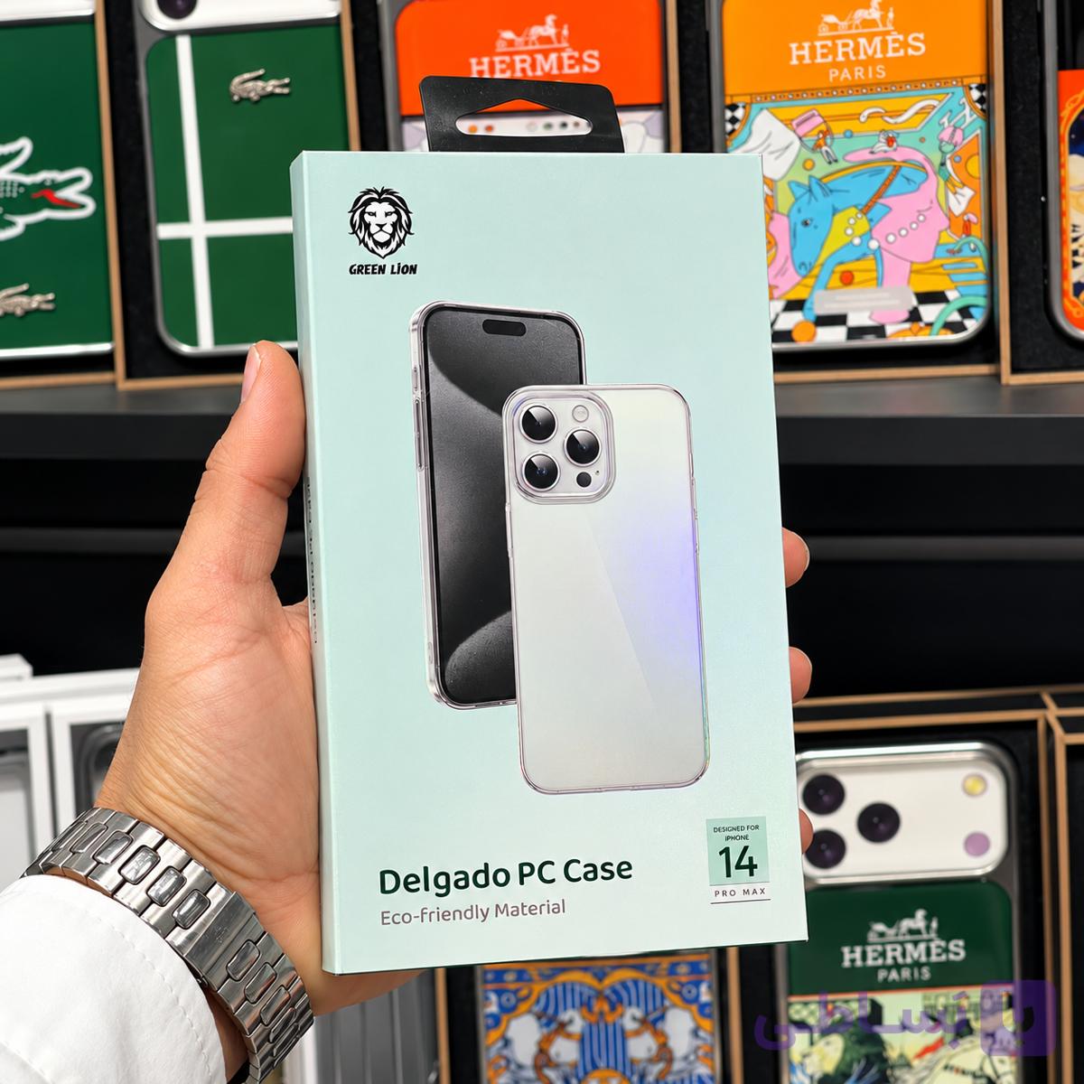 قاب آیفون 14 پرو مکس گرین لاین Delgado PC Case | کاور شفاف و سبک با طراحی مینیمال