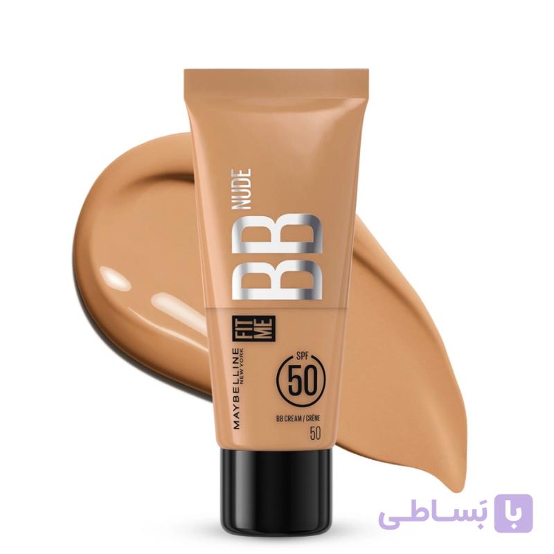 بی بی کرم میبلین Fit Me Nude SPF50 رنگ 20 — تصویر 1