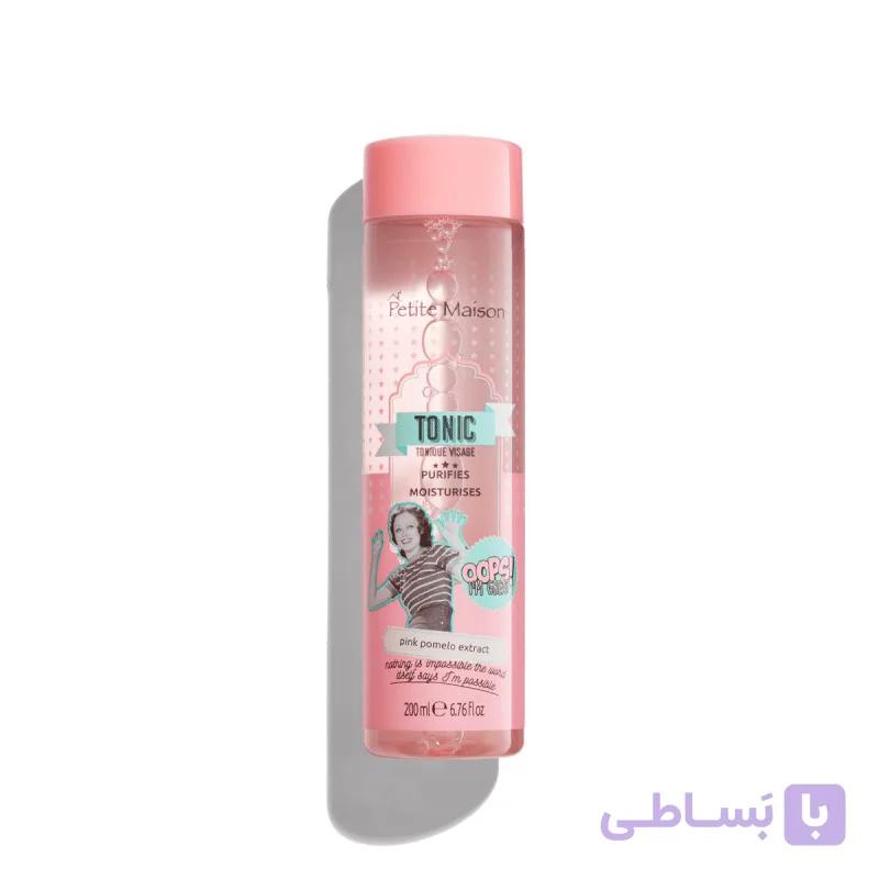 تونر پاک کننده و آبرسان پتیت میسون مدل Pink Grapefruit حجم 200 میل — تصویر 1