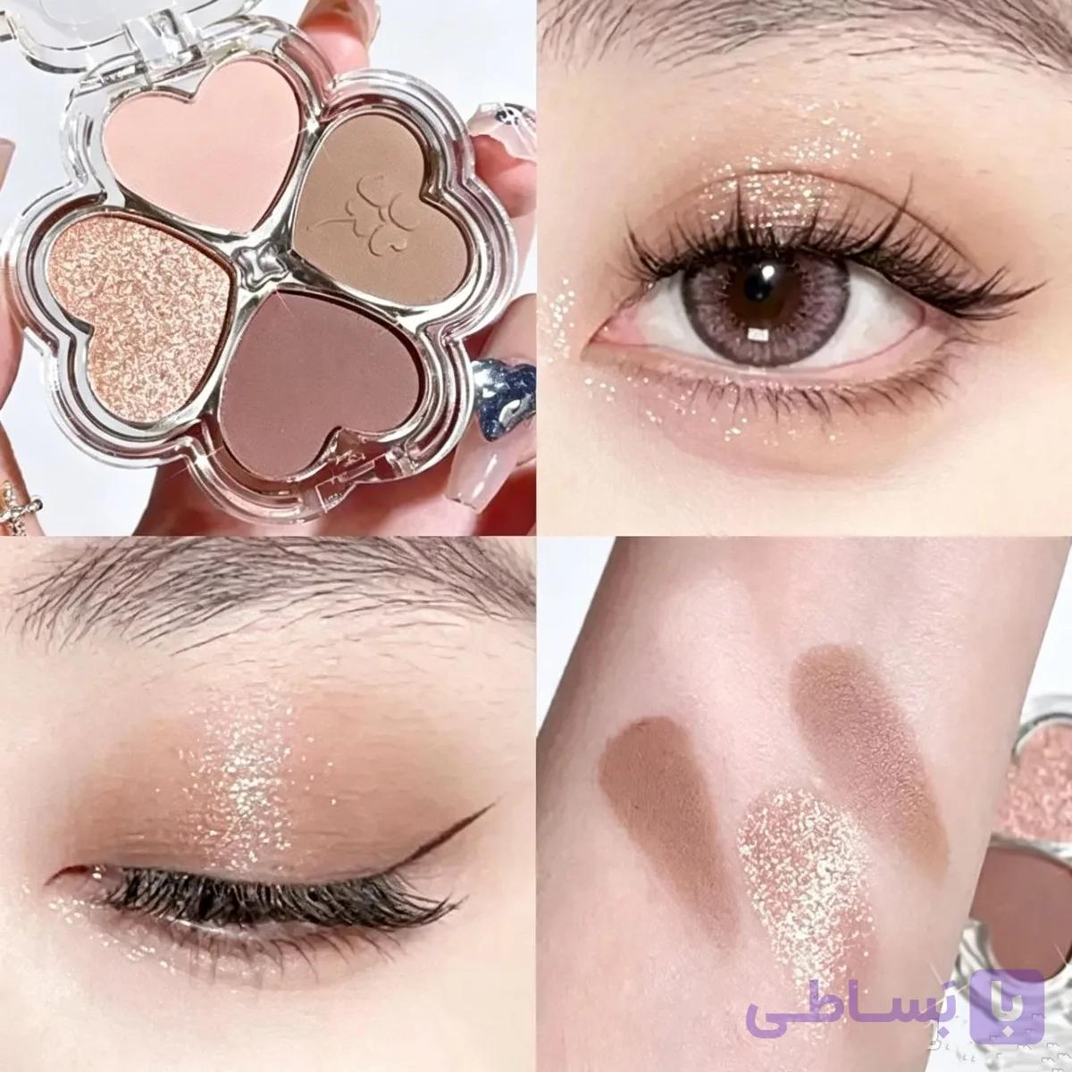 مینی پالت سایه طرح شبدر leixina سایه چشم پاییزی پینترستی — تصویر 1