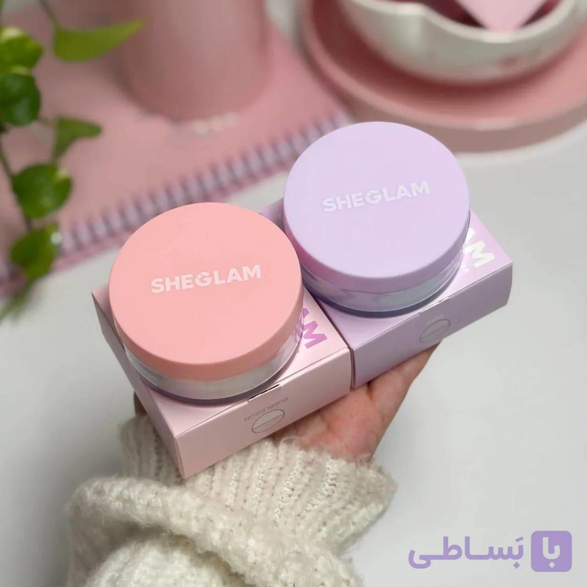 پودر فیکس شیگلم های کپی پودرفیکس بنفش و صورتی و سفید و رنگی — تصویر 1