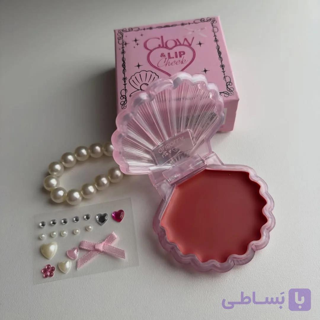 رژگونه صدفی دوپ فلاورنوز olibilla رژگونه بافت کرمی صدفی — تصویر 1