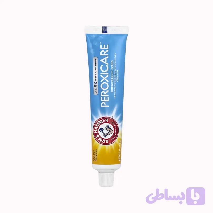 خمیر دندان درمانی مراقبت از لثه آرم اند هامر PeroxiCare — تصویر 1