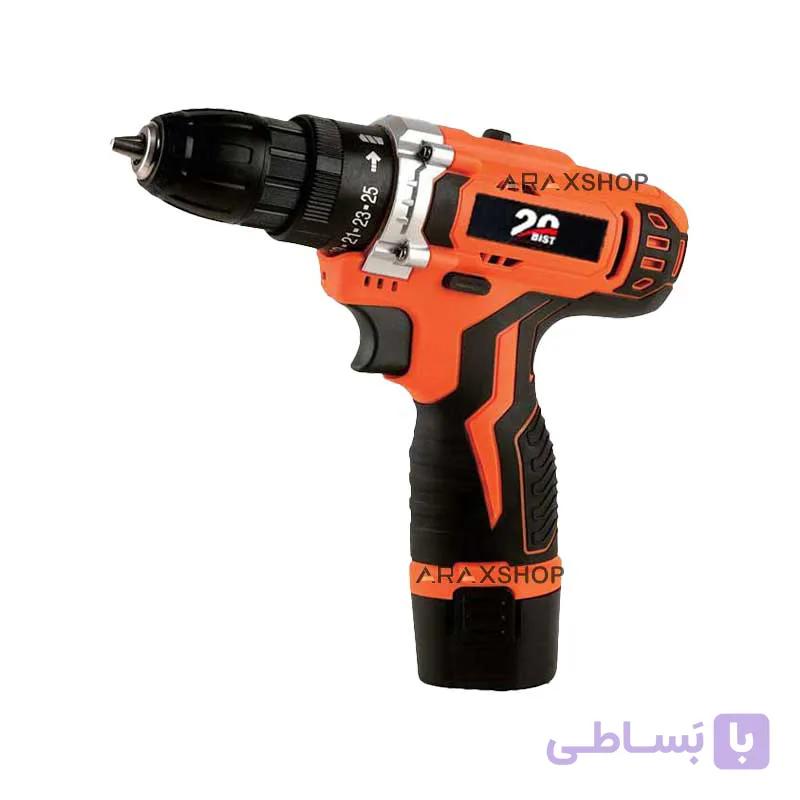 دریل شارژی دو سرعته BIST مدل DC تک باطری — تصویر 1