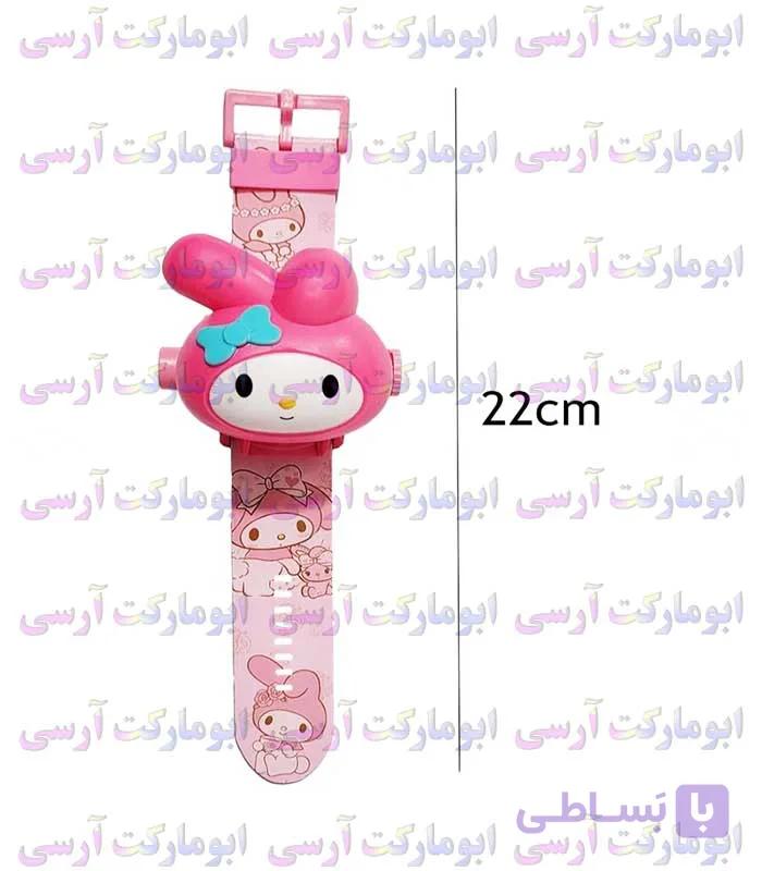اسباب بازی ساعت مچی دیجیتال پروژکتوری طرح ملودی 24 اسلایدی — تصویر 1