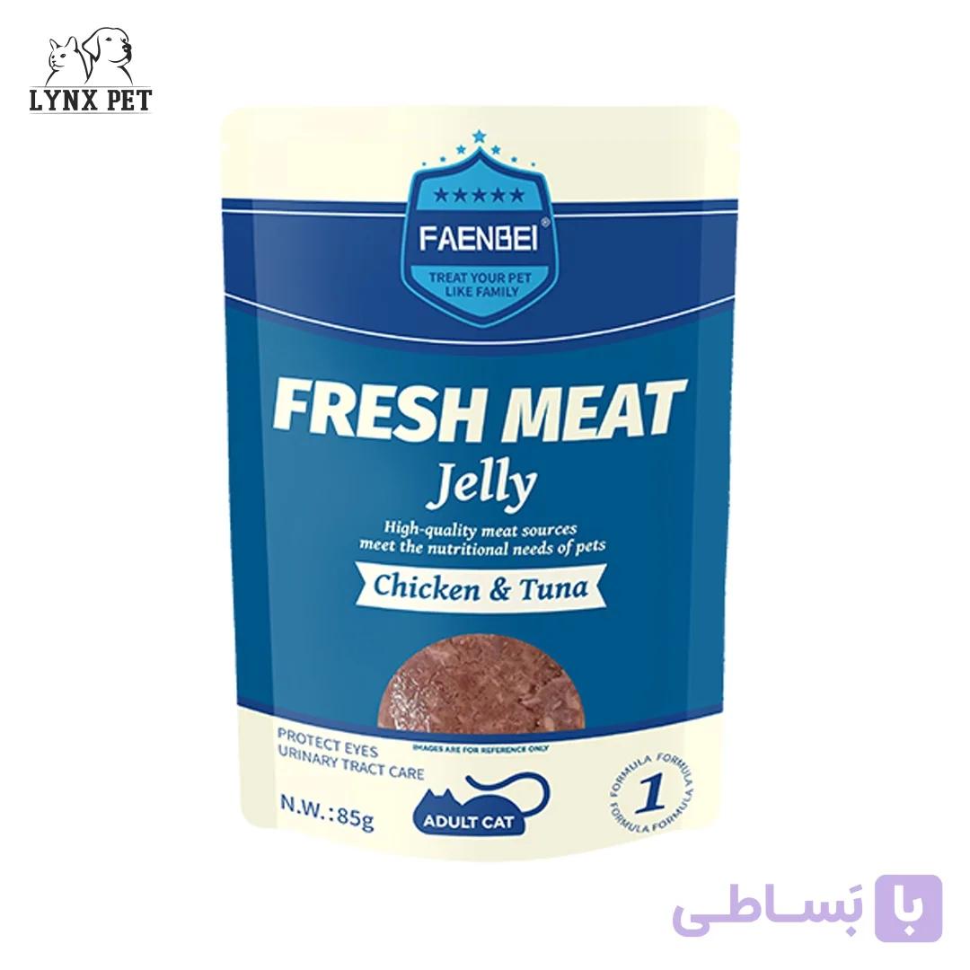 پوچ گربه مرغ و تن در ژله فنبی