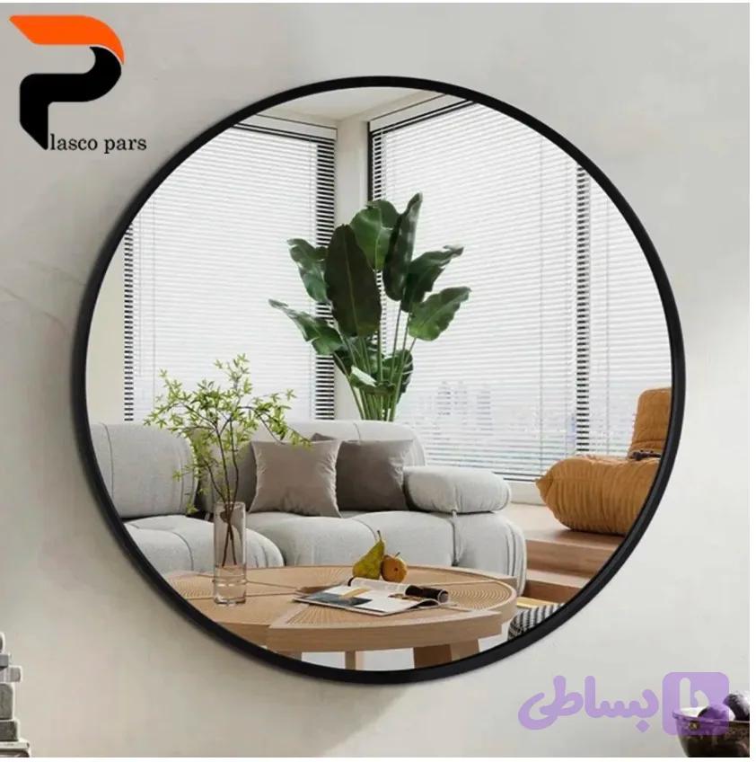 آینه گرد مشکی