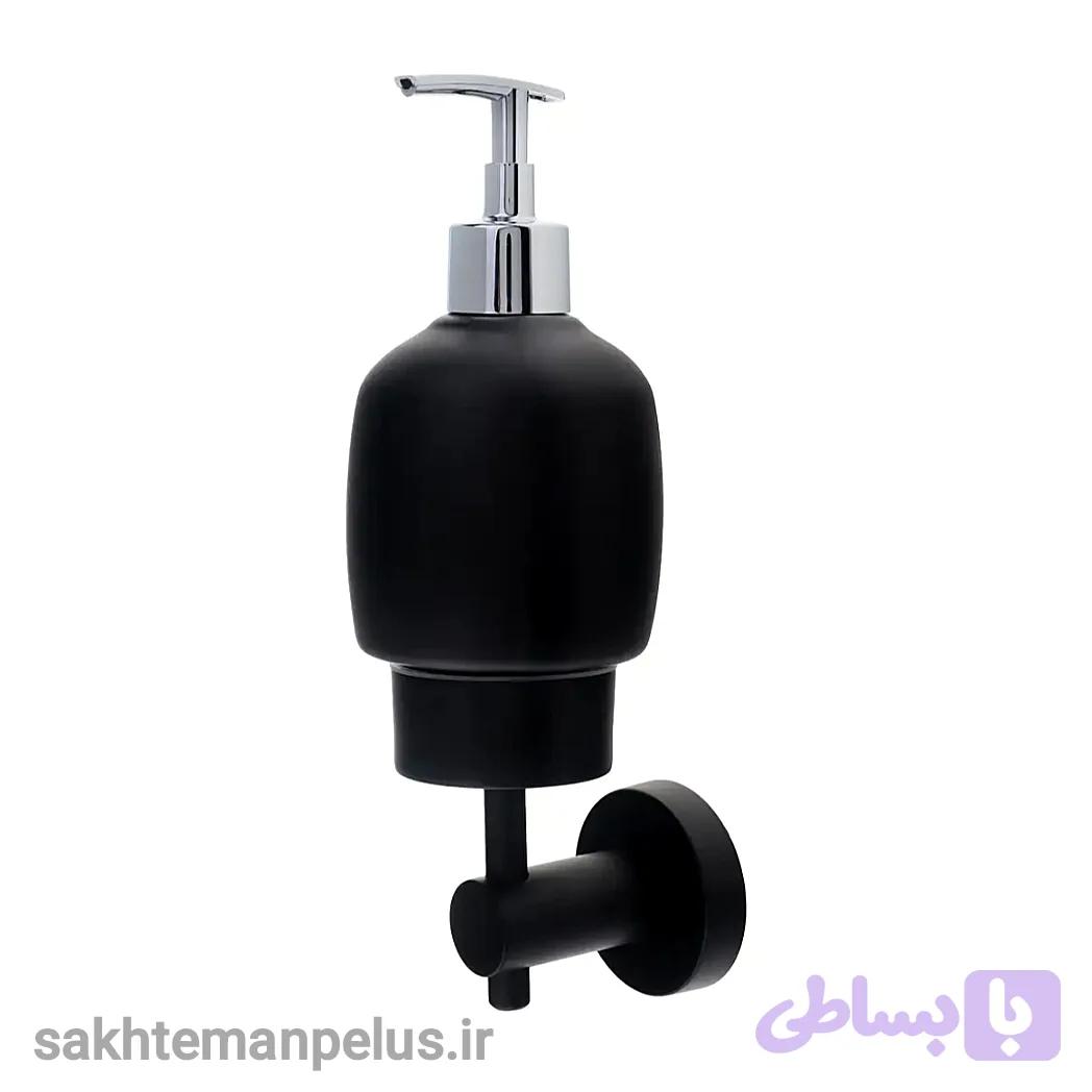 جا مایع دستشویی دیواری کروز کد ۰۱۶ مشکی مات
