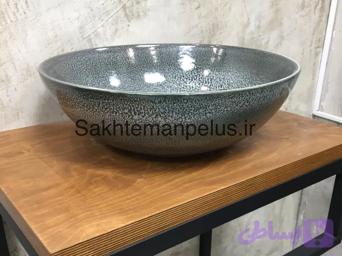 کاسه روشویی رنگی پتینه