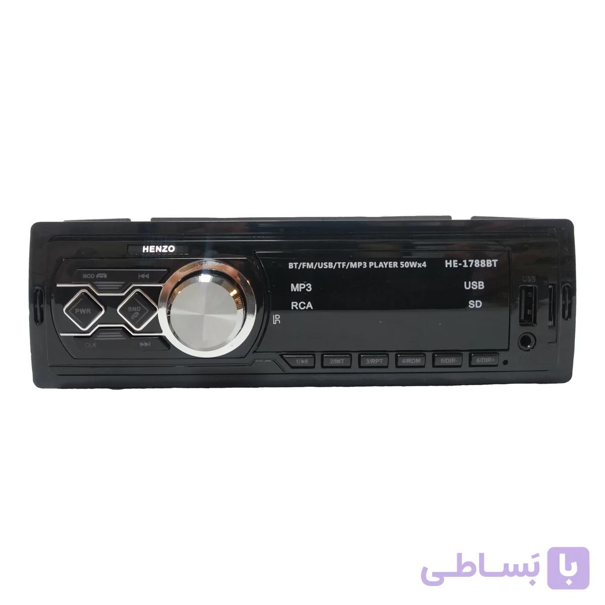 پخش کننده خودرو هنزو مدل HE-1788BT